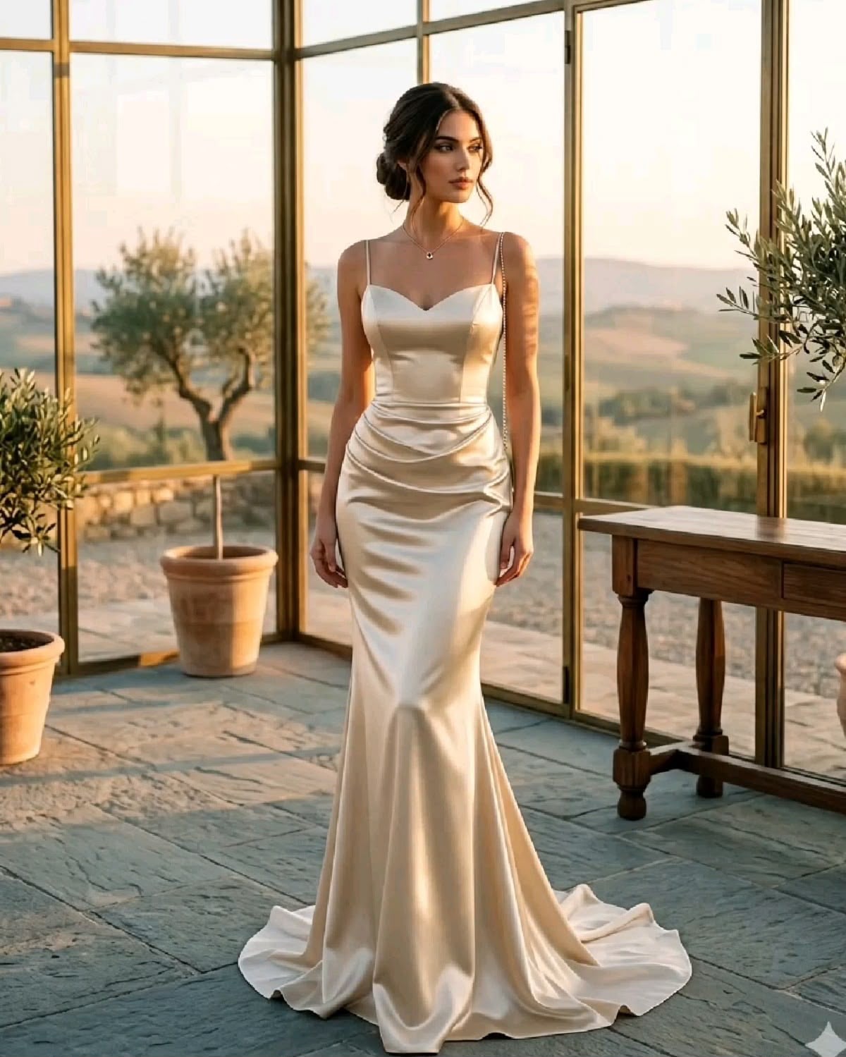 Inspiración de vestimenta para damas: vestido largo